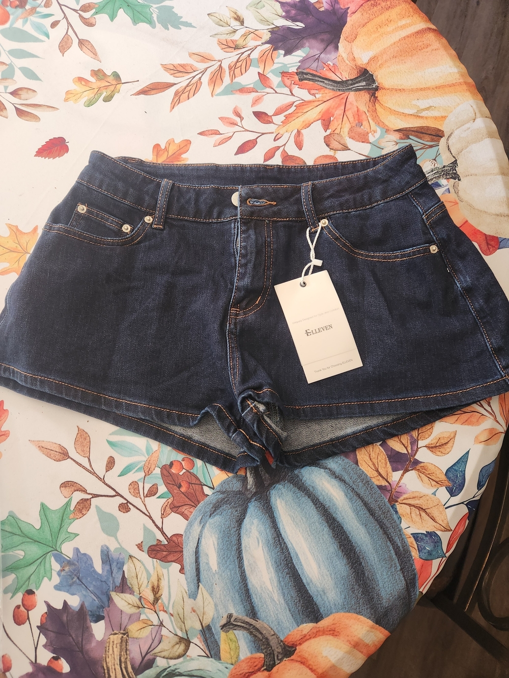Dark Indigo Denim Women's Short Shorts